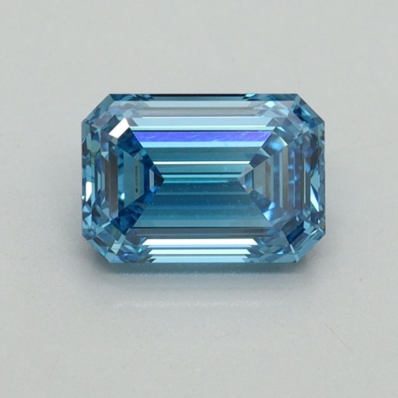 Diament laboratoryjny o barwie fantazyjnej szlif szmaragdowy, 1.11ct, VVS2, Fancy Vivid Blue, IGI LG707519318 Diament laboratoryjny o barwie fantazyjnej szlif szmaragdowy, 1.11ct, VVS2, Fancy Vivid Blue, IGI LG707519318