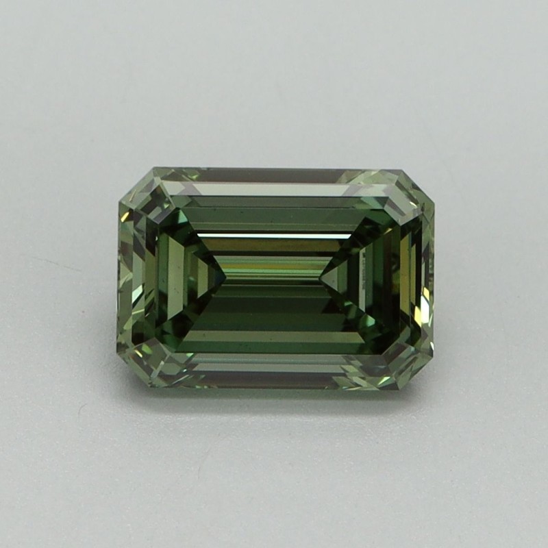 Diament laboratoryjny o barwie fantazyjnej szlif szmaragdowy, 1.59ct, VVS2, Fancy Vivid Green, IGI LG710588786 Diament laboratoryjny o barwie fantazyjnej szlif szmaragdowy, 1.59ct, VVS2, Fancy Vivid Green, IGI LG710588786