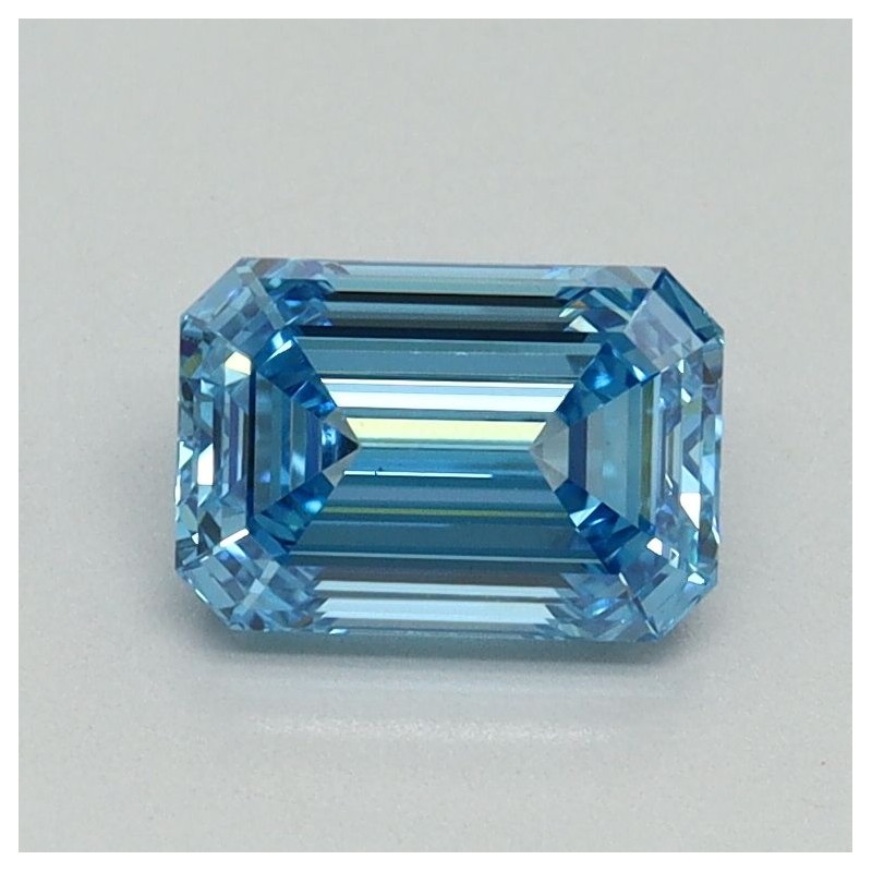 Diament laboratoryjny o barwie fantazyjnej szlif szmaragdowy, 1ct, VVS2, Fancy Vivid Blue, IGI LG707533189 Diament laboratoryjny o barwie fantazyjnej szlif szmaragdowy, 1ct, VVS2, Fancy Vivid Blue, IGI LG707533189
