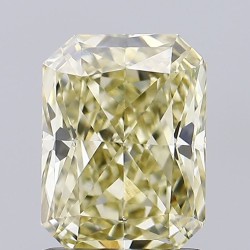Diament laboratoryjny o barwie fantazyjnej radiant, 1.36ct, VVS2, Fancy Intense Yellow, IGI LG628418559