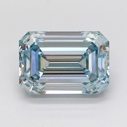 Diament laboratoryjny o barwie fantazyjnej szlif szmaragdowy, 2.01ct, VVS2, Fancy Green, IGI LG732542712