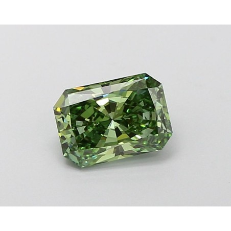 Diament laboratoryjny o barwie fantazyjnej radiant, 1.01ct, VVS2, Fancy Vivid Green, IGI LG660422326