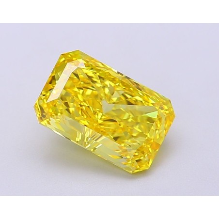Diament laboratoryjny o barwie fantazyjnej radiant, 2.25ct, VVS1, Fancy Vivid Yellow, IGI LG698557129
