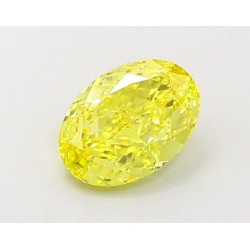 Diament laboratoryjny o barwie fantazyjnej szlif owalny, 1.35ct, VVS2, Fancy Vivid Yellow, IGI LG694504209