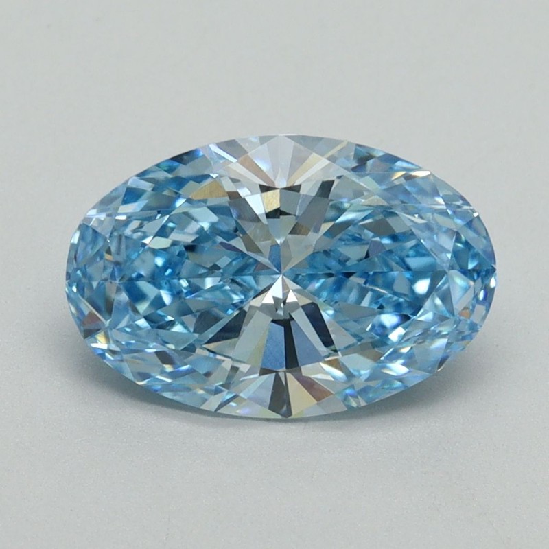 Diament laboratoryjny o barwie fantazyjnej szlif owalny, 2.15ct, VVS2, Fancy Vivid Blue, IGI LG650407854 Diament laboratoryjny o barwie fantazyjnej szlif owalny, 2.15ct, VVS2, Fancy Vivid Blue, IGI LG650407854