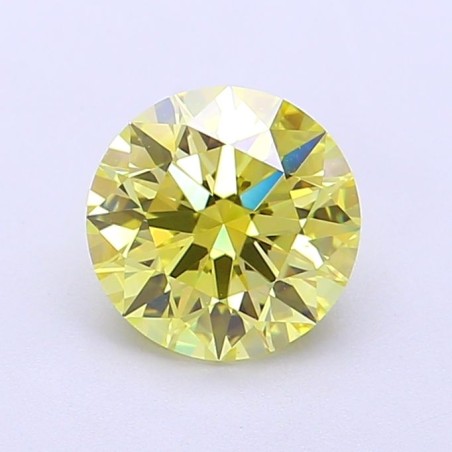 Diament laboratoryjny o barwie fantazyjnej szlif okrągły, 1.36ct, VVS2, Fancy Yellow, IGI LG700517743