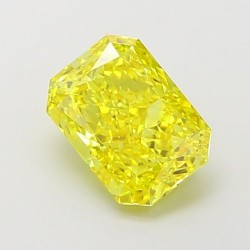 Diament laboratoryjny o barwie fantazyjnej radiant, 1.51ct, VVS2, Fancy Vivid Yellow, IGI LG660424299