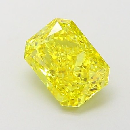 Diament laboratoryjny o barwie fantazyjnej radiant, 1.51ct, VVS2, Fancy Vivid Yellow, IGI LG660424299