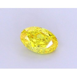 Diament laboratoryjny o barwie fantazyjnej szlif owalny, 1.5ct, VVS2, Fancy Vivid Yellow, IGI LG694504400