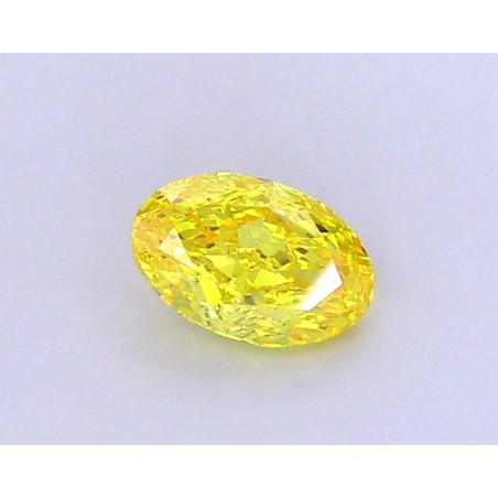 Diament laboratoryjny o barwie fantazyjnej szlif owalny, 1.5ct, VVS2, Fancy Vivid Yellow, IGI LG694504400