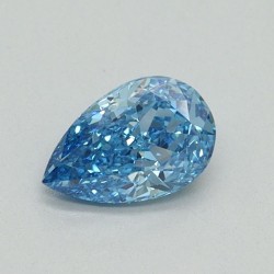 Diament laboratoryjny o barwie fantazyjnej szlif gruszkowy, 0.51ct, VVS2, Fancy Vivid Blue, IGI LG665442928