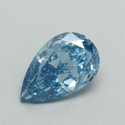 Diament laboratoryjny o barwie fantazyjnej szlif gruszkowy, 0.54ct, VVS2, Fancy Vivid Blue, IGI LG665443004