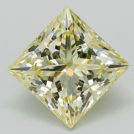 Diament laboratoryjny o barwie fantazyjnej szlif princess, 2.05ct, VVS2, Fancy Light Yellow, IGI LG720544136
