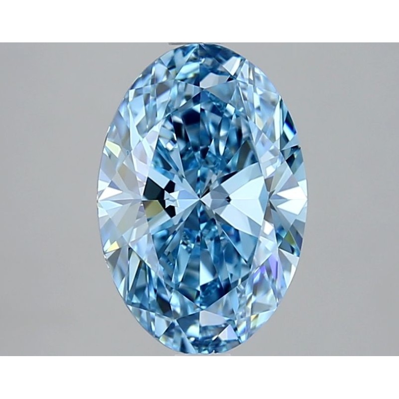 Diament laboratoryjny o barwie fantazyjnej szlif owalny, 2.06ct, VVS1, Fancy Vivid Blue, IGI LG707509848 Diament laboratoryjny o barwie fantazyjnej szlif owalny, 2.06ct, VVS1, Fancy Vivid Blue, IGI LG707509848