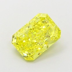 Diament laboratoryjny o barwie fantazyjnej radiant, 1.42ct, VVS2, Fancy Vivid Yellow, IGI LG700517899