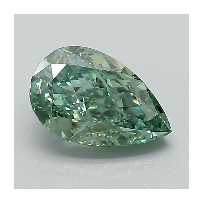 Diament laboratoryjny o barwie fantazyjnej szlif gruszkowy, 1.17ct, VVS2, Fancy Vivid Green, IGI LG723511038 Diament laboratoryjny o barwie fantazyjnej szlif gruszkowy, 1.17ct, VVS2, Fancy Vivid Green, IGI LG723511038