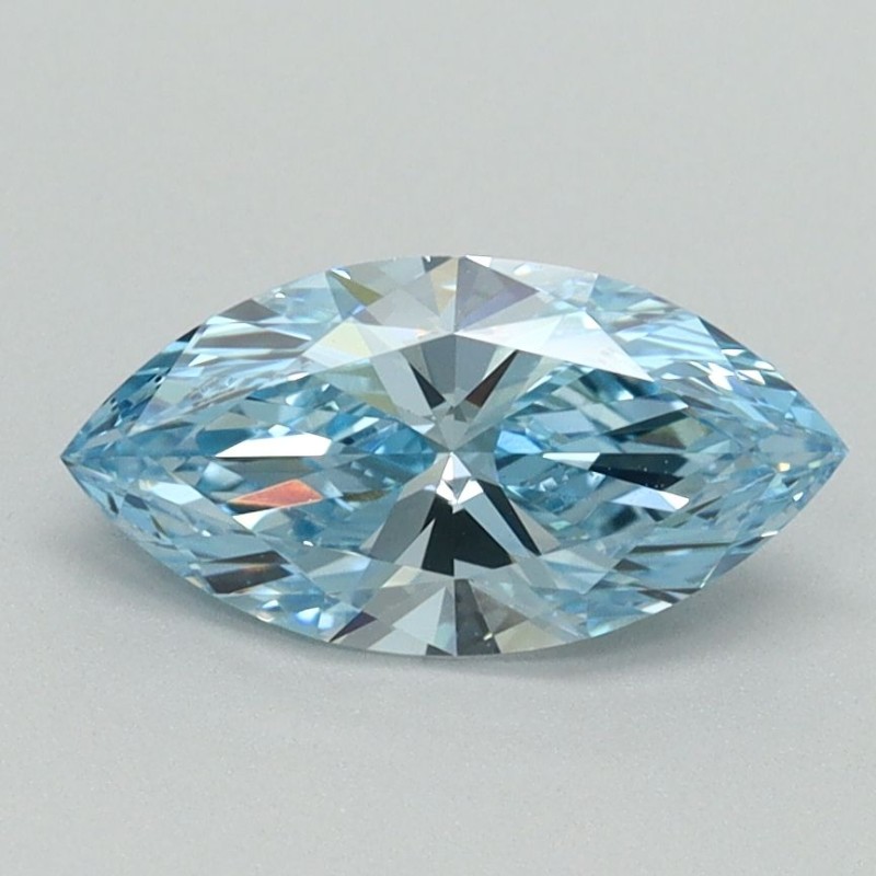 Diament laboratoryjny o barwie fantazyjnej markiza, 1.01ct, VVS2, Fancy Vivid Blue, IGI LG710541748 Diament laboratoryjny o barwie fantazyjnej markiza, 1.01ct, VVS2, Fancy Vivid Blue, IGI LG710541748