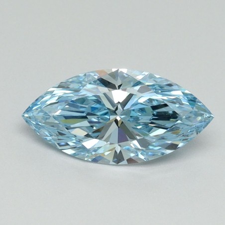 Diament laboratoryjny o barwie fantazyjnej markiza, 1.01ct, VVS2, Fancy Vivid Blue, IGI LG710541869