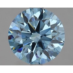Diament laboratoryjny o barwie fantazyjnej szlif okrągły, 2.3ct, VVS1, Fancy Vivid Blue, IGI LG662446916