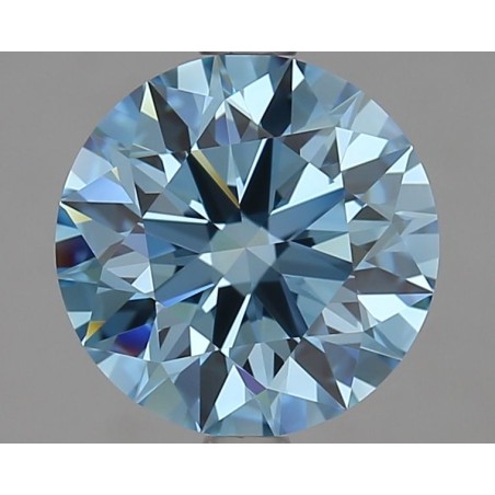 Diament laboratoryjny o barwie fantazyjnej szlif okrągły, 2.3ct, VVS1, Fancy Vivid Blue, IGI LG662446916