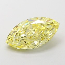 Diament laboratoryjny o barwie fantazyjnej markiza, 2.64ct, VVS2, Fancy Yellow, IGI LG700517598