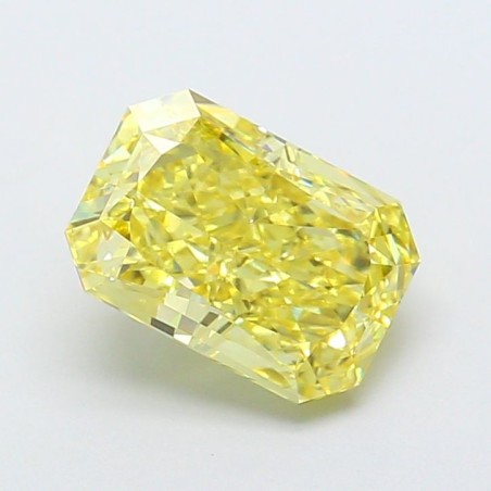 Diament laboratoryjny o barwie fantazyjnej radiant, 2.51ct, VVS2, Fancy Intense Yellow, IGI LG743541384