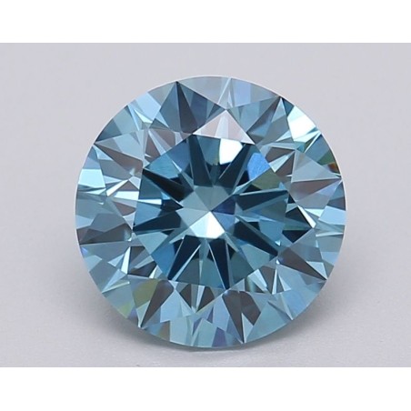 Diament laboratoryjny o barwie fantazyjnej szlif okrągły, 1.52ct, VVS2, Fancy Vivid Blue, IGI LG613349416