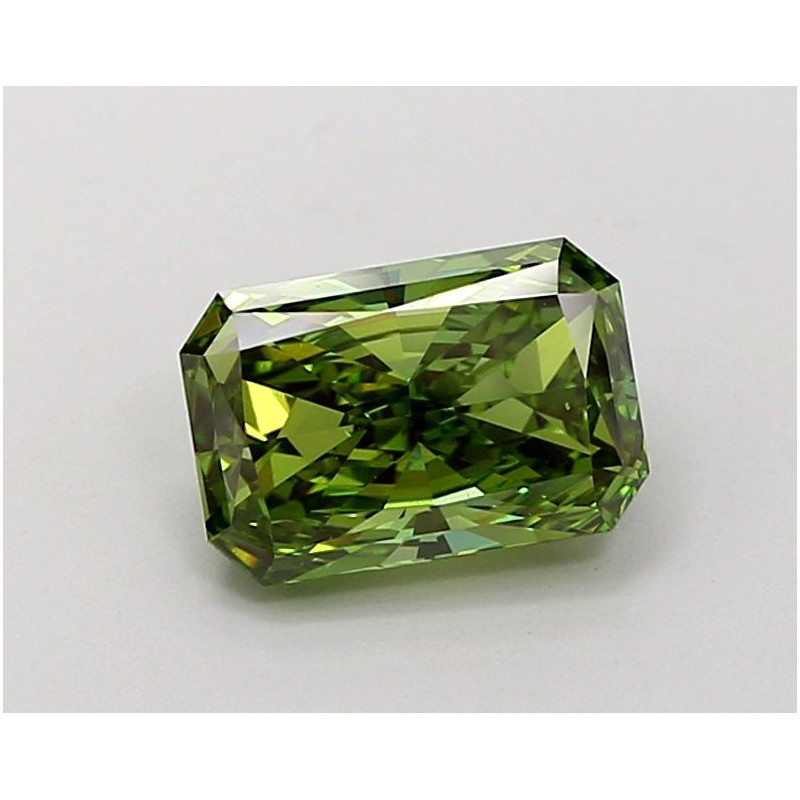 Diament laboratoryjny o barwie fantazyjnej radiant, 1.59ct, VVS2, Fancy Vivid Green, IGI LG660422363 Diament laboratoryjny o barwie fantazyjnej radiant, 1.59ct, VVS2, Fancy Vivid Green, IGI LG660422363