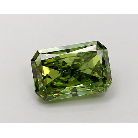 Diament laboratoryjny o barwie fantazyjnej radiant, 1.59ct, VVS2, Fancy Vivid Green, IGI LG660422363