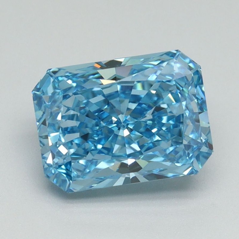 Diament laboratoryjny o barwie fantazyjnej radiant, 2.16ct, VVS2, Fancy Vivid Blue, IGI LG687586931 Diament laboratoryjny o barwie fantazyjnej radiant, 2.16ct, VVS2, Fancy Vivid Blue, IGI LG687586931