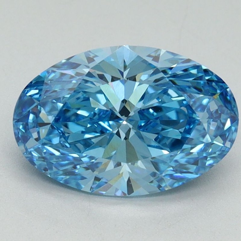 Diament laboratoryjny o barwie fantazyjnej szlif owalny, 2.16ct, VVS2, Fancy Vivid Blue, IGI LG644491356 Diament laboratoryjny o barwie fantazyjnej szlif owalny, 2.16ct, VVS2, Fancy Vivid Blue, IGI LG644491356