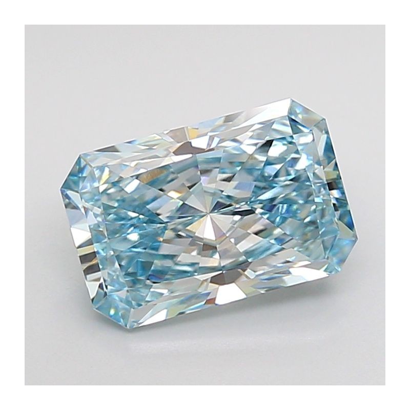 Diament laboratoryjny o barwie fantazyjnej radiant, 2.02ct, VVS2, Fancy Intense Greenish Blue, IGI LG732542708 Diament laboratoryjny o barwie fantazyjnej radiant, 2.02ct, VVS2, Fancy Intense Greenish Blue, IGI LG732542708