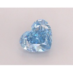 Diament laboratoryjny o barwie fantazyjnej serce, 1.26ct, VVS2, Fancy Vivid Blue, IGI LG700563962