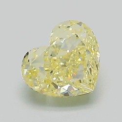 Diament laboratoryjny o barwie fantazyjnej serce, 1.04ct, VVS2, Fancy Yellow, IGI LG726549353