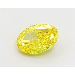 Diament laboratoryjny o barwie fantazyjnej szlif owalny, 2ct, VVS2, Fancy Vivid Yellow, IGI LG680546421
