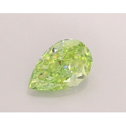 Diament laboratoryjny o barwie fantazyjnej szlif gruszkowy, 1ct, VVS2, Fancy Vivid Green, IGI LG698596883