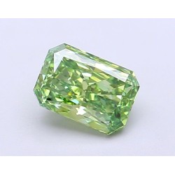 Diament laboratoryjny o barwie fantazyjnej radiant, 1.02ct, VVS2, Fancy Vivid Green, IGI LG698596905