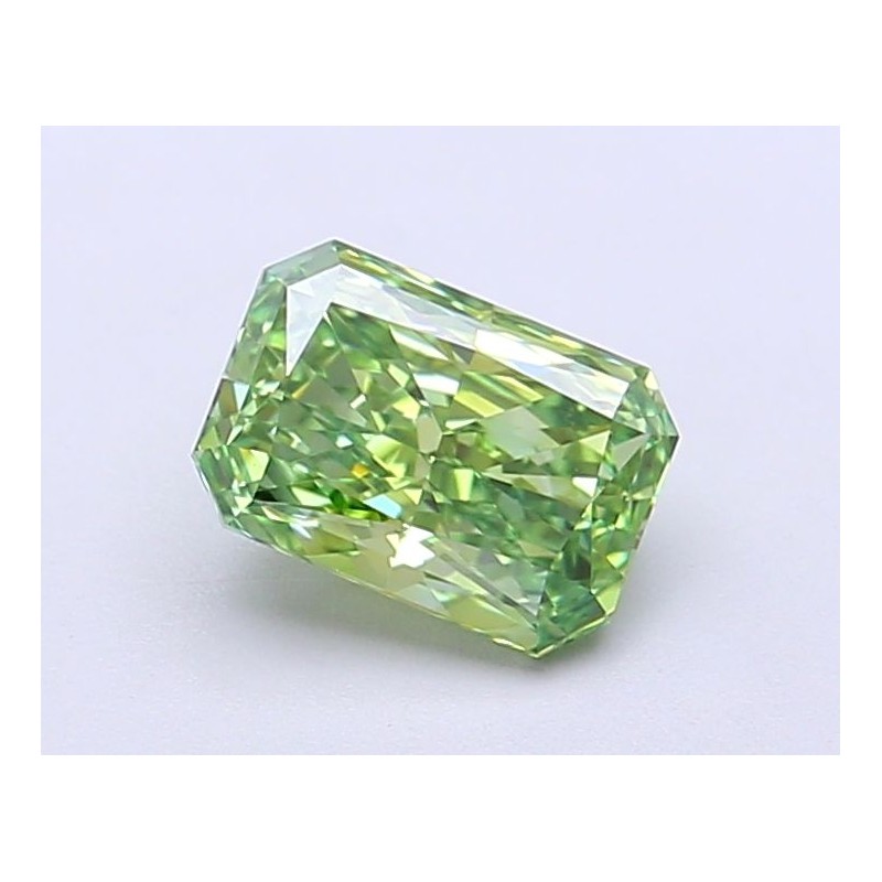 Diament laboratoryjny o barwie fantazyjnej radiant, 1.02ct, VVS2, Fancy Vivid Green, IGI LG698596905