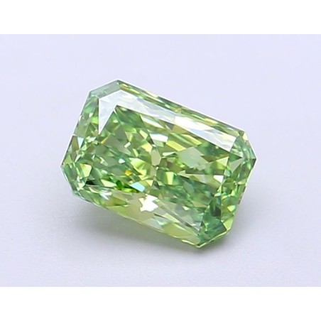 Diament laboratoryjny o barwie fantazyjnej radiant, 1.02ct, VVS2, Fancy Vivid Green, IGI LG698596905