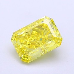Diament laboratoryjny o barwie fantazyjnej radiant, 1.4ct, VVS1, Fancy Vivid Yellow, IGI LG700517903