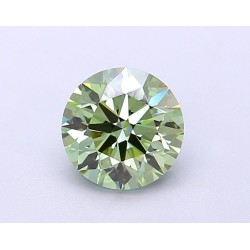 Diament laboratoryjny o barwie fantazyjnej szlif okrągły, 1.18ct, VVS2, Fancy Vivid Green, IGI LG698557100