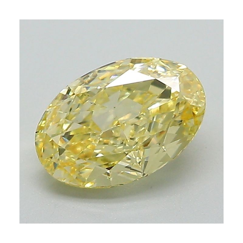 Diament laboratoryjny o barwie fantazyjnej szlif owalny, 1.31ct, VVS2, Fancy Intense Yellow, IGI LG720594449