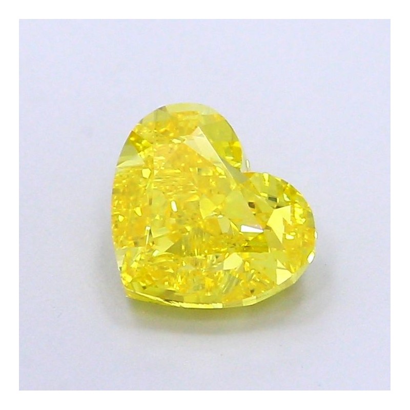 Diament laboratoryjny o barwie fantazyjnej serce, 1.81ct, VVS2, Fancy Vivid Yellow, IGI LG700517284