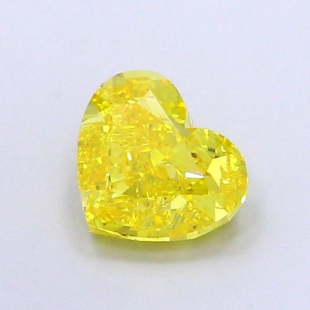 Diament laboratoryjny o barwie fantazyjnej serce, 1.81ct, VVS2, Fancy Vivid Yellow, IGI LG700517284