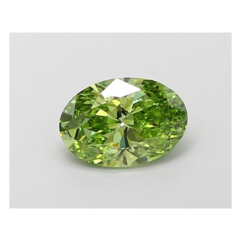 Diament laboratoryjny o barwie fantazyjnej szlif owalny, 1.01ct, VVS2, Fancy Vivid Green, IGI LG660422358 Diament laboratoryjny o barwie fantazyjnej szlif owalny, 1.01ct, VVS2, Fancy Vivid Green, IGI LG660422358