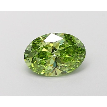 Diament laboratoryjny o barwie fantazyjnej szlif owalny, 1.01ct, VVS2, Fancy Vivid Green, IGI LG660422358