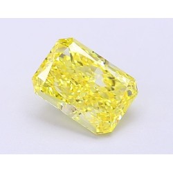 Diament laboratoryjny o barwie fantazyjnej radiant, 1.31ct, VVS2, Fancy Vivid Yellow, IGI LG694504116