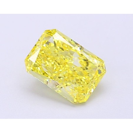 Diament laboratoryjny o barwie fantazyjnej radiant, 1.31ct, VVS2, Fancy Vivid Yellow, IGI LG694504116