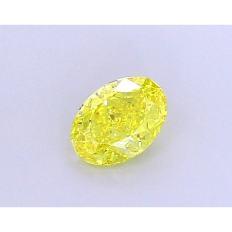 Diament laboratoryjny o barwie fantazyjnej szlif owalny, 1.31ct, IF, Fancy Vivid Yellow, IGI LG694504325