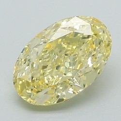 Diament laboratoryjny o barwie fantazyjnej szlif owalny, 1.41ct, VVS2, Fancy Intense Yellow, IGI LG723511077